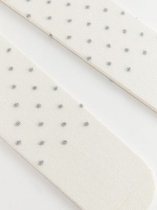 Desenli K?z Bebek K?lotlu ?orap 2li