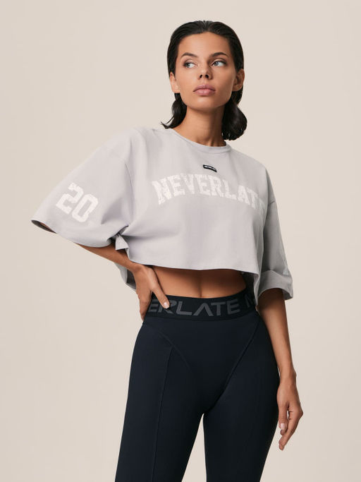 Укороченная футболка оверсайз - NEVERLATE фото 2