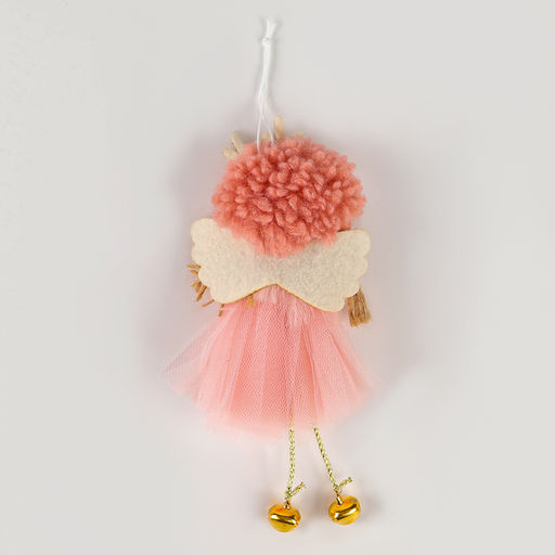 Цена за 9 шт. Ёлочное украшение кукла Фея, в шапке - Milo toys фото 4