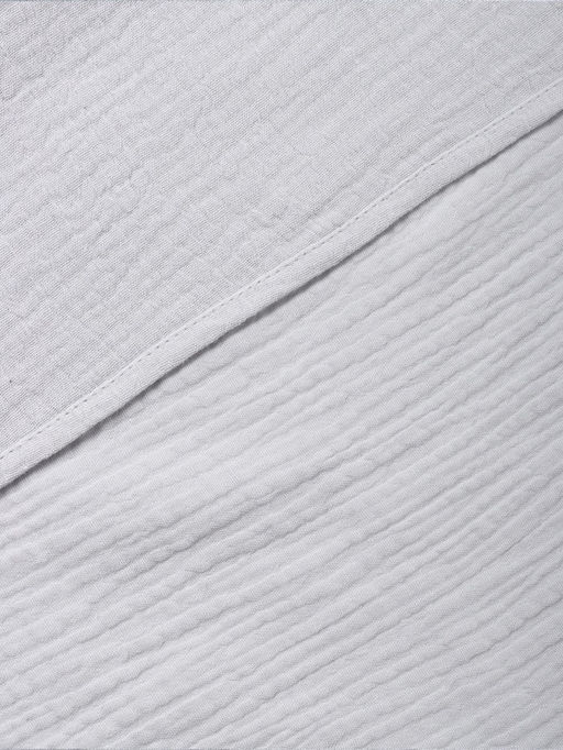 Полотенце - уголок муслиновое «Крошка Я», 75×75 см, хлопок 100%, серо-голубое