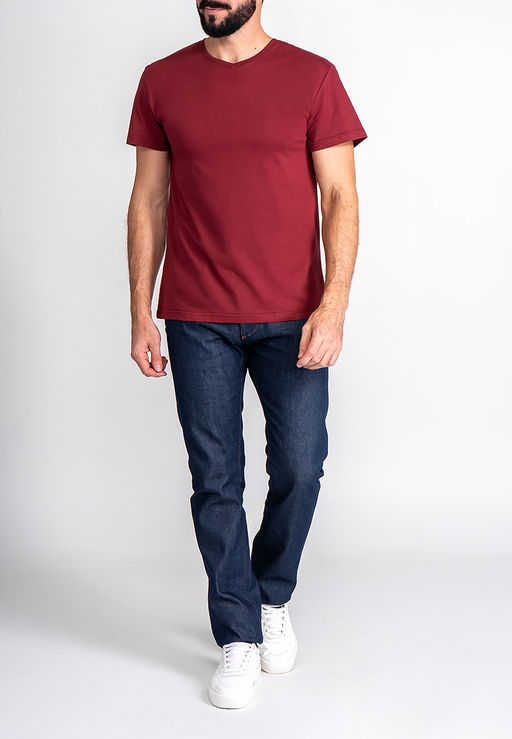 Футболка мужская короткий рукав GREG G146-RD-1061_R (бордовый)  фото 3