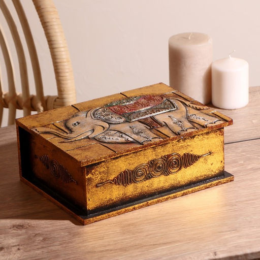 Шкатулка "Слоник" 24х18х9 см