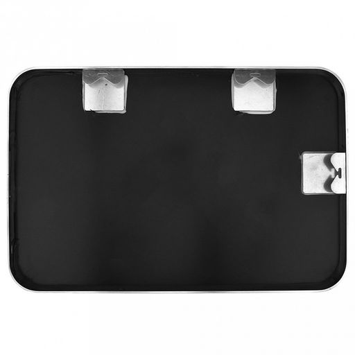 Зеркало настенное, интерьерное 40х60см, алюминиевая рама ширина 2,7см, цвет - серебро, закругленные края, подходит для вертикальной и горизонтальной установки (Китай)