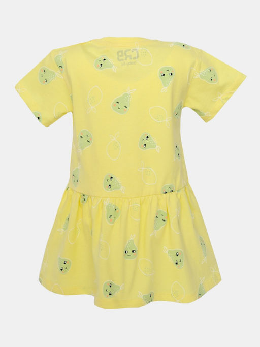 CRB wear/CSBG 63821-30-410 Платье для девочки,желтый/Ex.Cherubino  фото 2