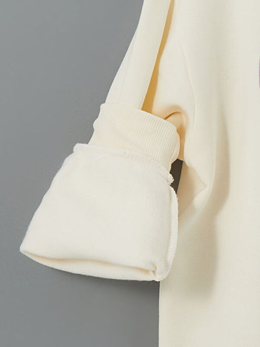 Bisiklet Yaka K?z ?ocuk Kal?n Sweatshirt - Waikiki фото 3