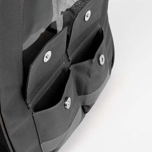 Рюкзак для переноски животных с окном для обзора, серый - Пижон фото 6