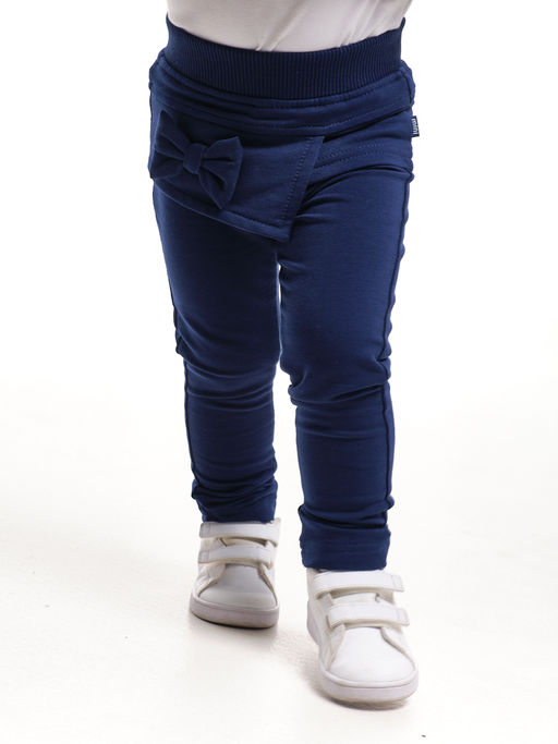 Брюки для девочки UD 0306 синий - Mini maxi фото 4