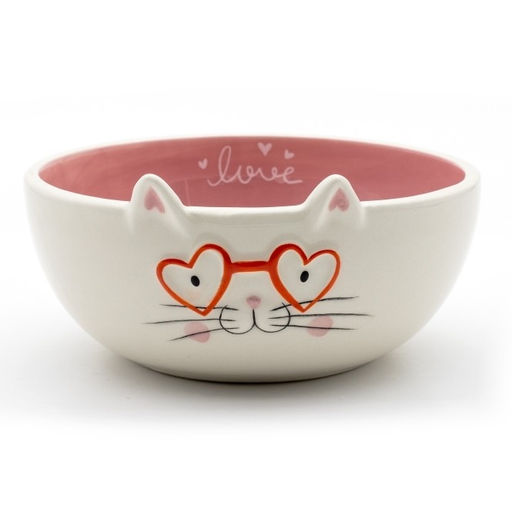 Тарелка керамическая Happy cat, 14х6,6 см