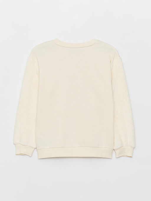 Bisiklet Yaka Minnie Mouse Bask?l? Uzun Kollu K?z ?ocuk Sweatshirt - Waikiki фото 2