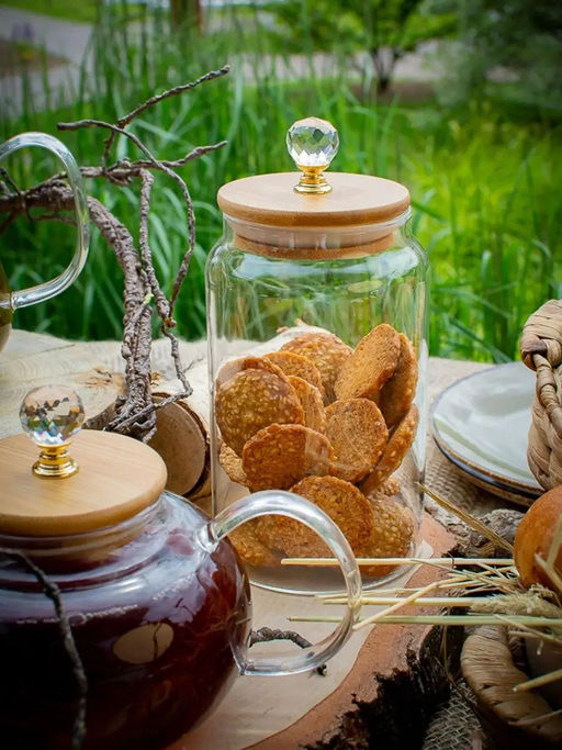 ЕМКОСТЬ ДЛЯ СЫПУЧИХ ПРОДУКТОВ AGNESS KRISTALL 800 МЛ ДИАМЕТР=9 СМ. ВЫСОТА=19 СМ ЦВЕТ:ПРОЗРАЧНЫЙ  фото 9