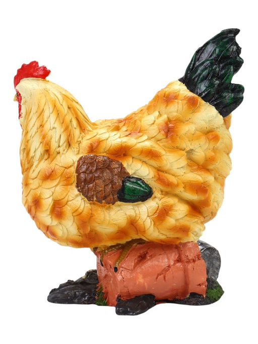 Садовая фигура из полистоуна «Курица», 22×13×25.5 см