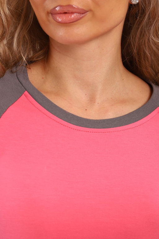 Лонгслив женский с длинным рукавом реглан