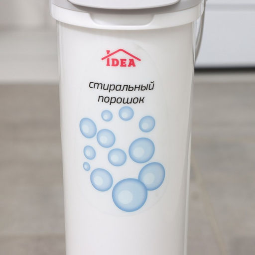 Контейнер для стирального порошка, 5 л, 11×24.6×32 см, серый