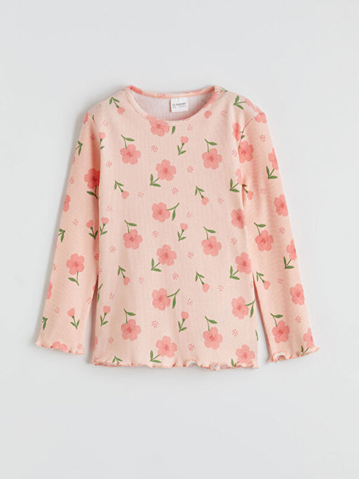 ?i?ekli K?z ?ocuk Pijama Tak?m?