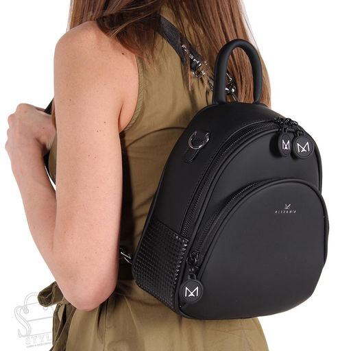 Рюкзак женский 8876CD black Alex&Mia/30 в Новосибирске
