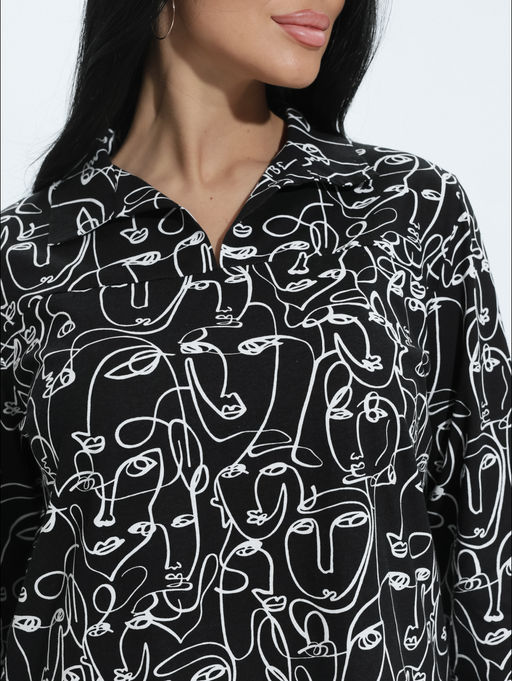 Тэффи туника женская (кофе) - Lovetex фото 33