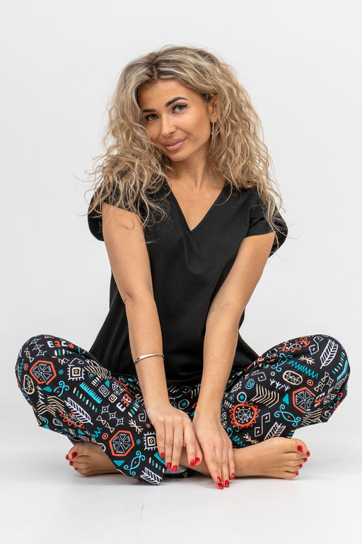 Костюм женский Натали 36691 футболка и брюки хлопок  фото 19