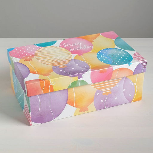 Набор подарочных коробок 10 в 1 Happy Birthday, 12 х 7 х 4 - 32,5 х 20 х 12,5 см - Дарите счастье фото 14