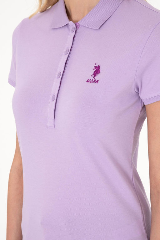 Kad_n Lila Basic Ti__rt Sepette S_rpriz _ndirim - U.s. polo assn фото 7
