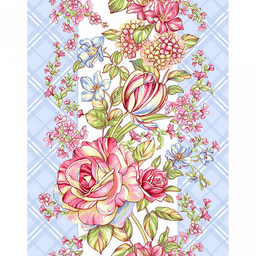 "Весенняя нежность" Скатерть-дорожка на стол 50х148см, хлопок "Премиум" 236г/м2, "Домашняя мода" (Россия)