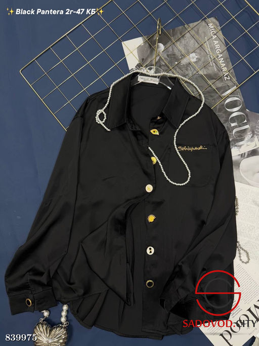 Рубашка женская однотонная - Bruno фото 2