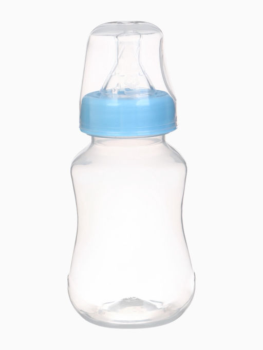 Бутылочка для кормления M&B, классическое горло, от 0 мес., 150 мл., голубой