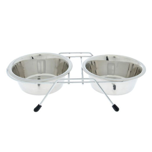 Набор из 2 мисок на подставке, 2 х 350 мл - Пижон фото 2