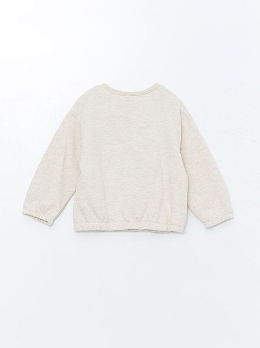 Bisiklet Yaka Nak??l? K?z Bebek Sweatshirt - Waikiki фото 3