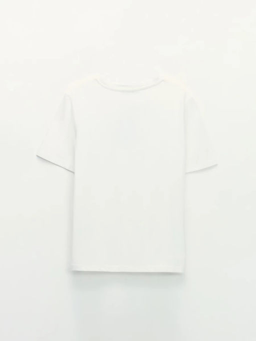 Футболка из хлопка с принтом / Zarina фото 8