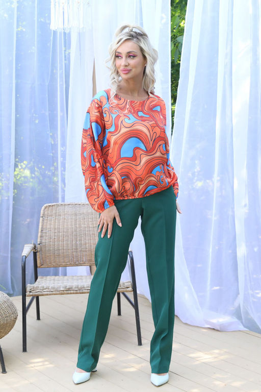 Блуза М5-5083/4 - Wisell фото 9