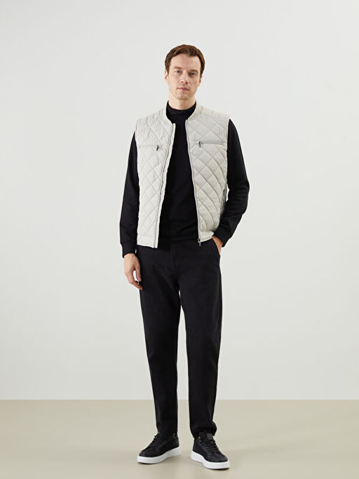 Standart Kal?p Kolej Yaka Erkek ?i?me Yelek