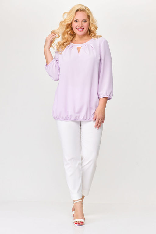 Блуза Swallow 803.2 черный+серебряный узор фото 515