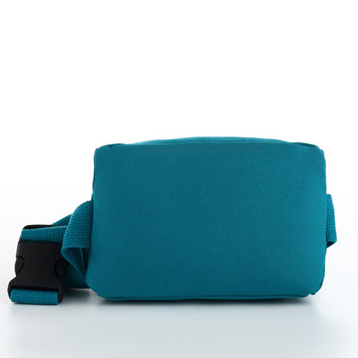 Сумка детская поясная на молнии, бирюзовая