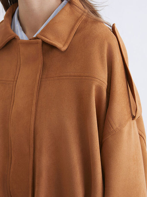 G?mlek Yaka S?et G?r?n?ml? Kad?n Bomber Ceket