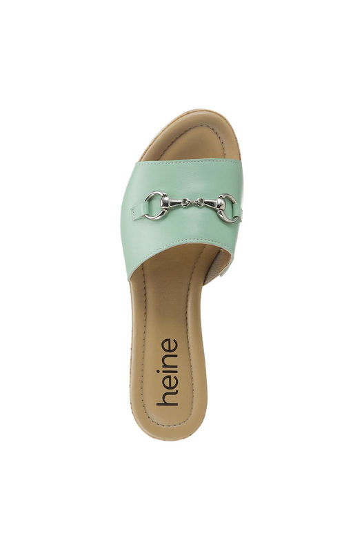 Шлепки, цвета мяты - Heine фото 4