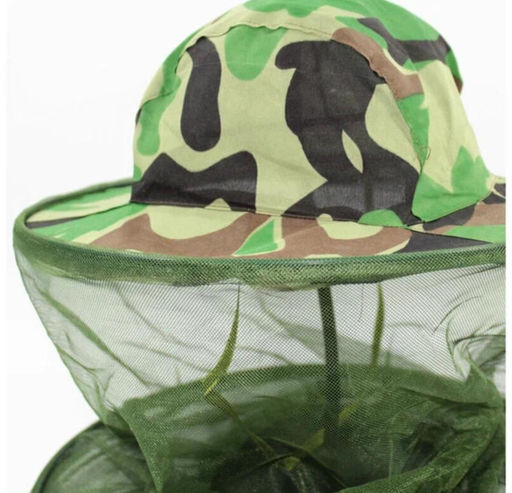 Панама противомоскитная, с полиэфирной сеткой - накомарником