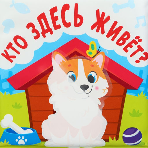 Книжка - игрушка для ванны Крошка Я «Кто здесь живёт?», водная раскраска, от 4 мес.