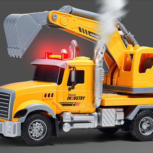 Машина "Ковшовый Титан" на батарейках, в коробке