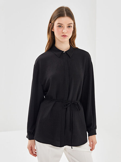 D?z Oversize Kad?n G?mlek Tunik