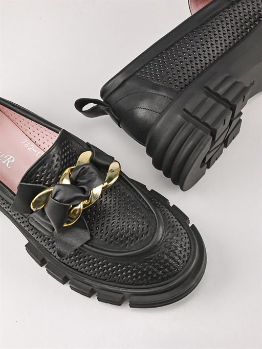 Лоферы женские комфорт 011-762 Siyah