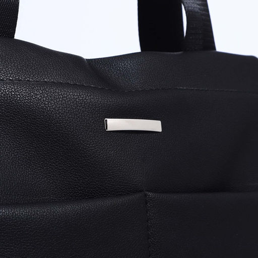 Сумка женская TEXTURA, шоппер, большой размер, цвет чёрный  фото 4