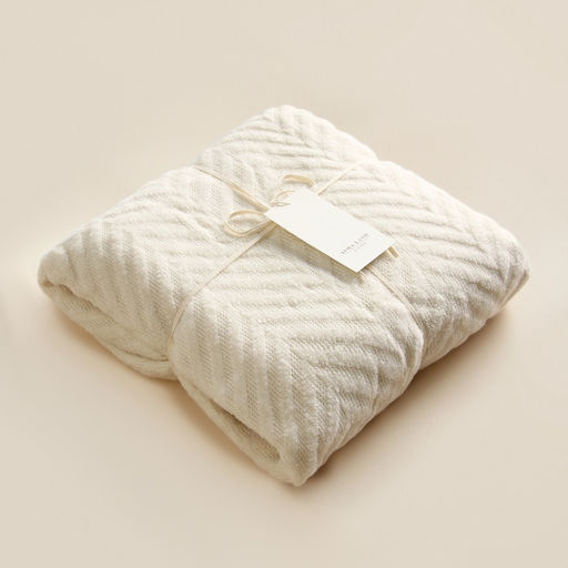 Плед «Этель» Soft, 130×170 см, 100% акрил, белый