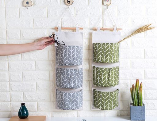 Карманы на стену полукруглые Орнамент (1288) Желтый - Мой органайзер фото 3