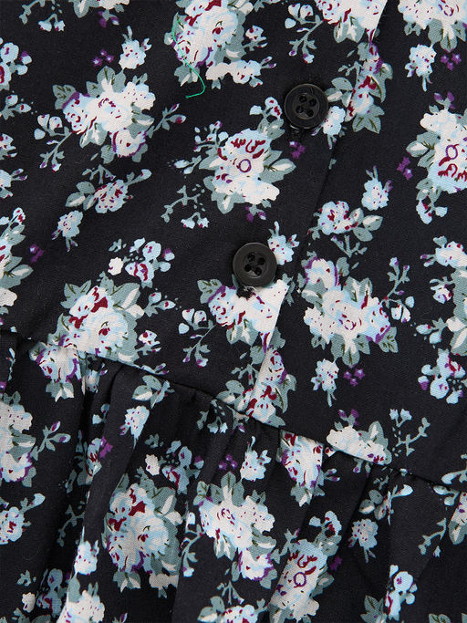 Платье UD 4624 черн/цветы - Mini maxi фото 6