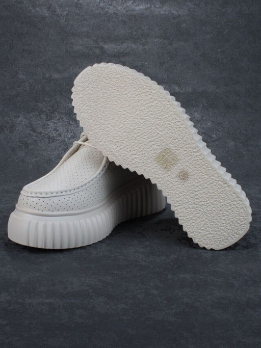 03-PDA169-2 BEIGE Полуботинки женские (натуральная кожа)