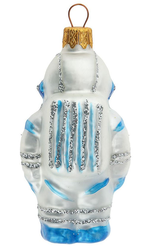 Елочное украшение Космонавт 11см б.уп. ГОЛУБОЙ - Коломеев фото 4