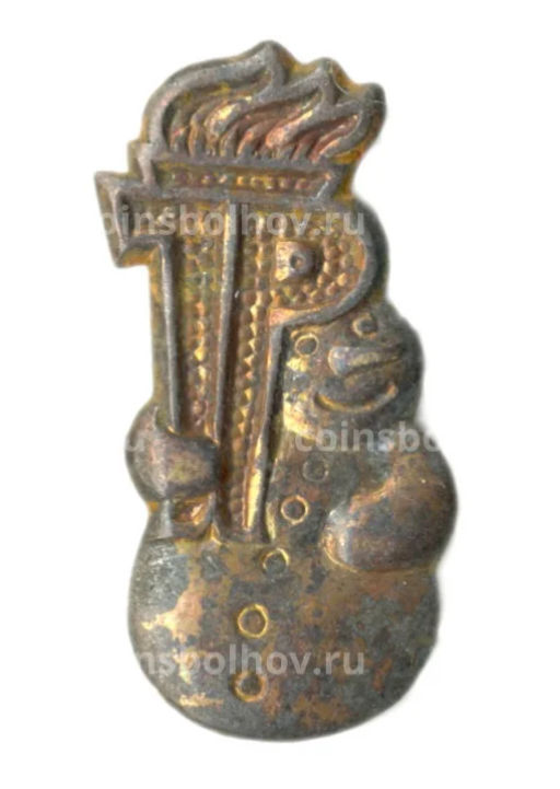 Значок Пионеры ГДР зимние виды спорта