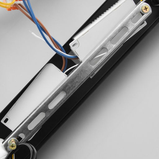 Светильник с ПДУ «Фиора» LED 120 Вт 3000-6000К черный 62×33×15-115 см