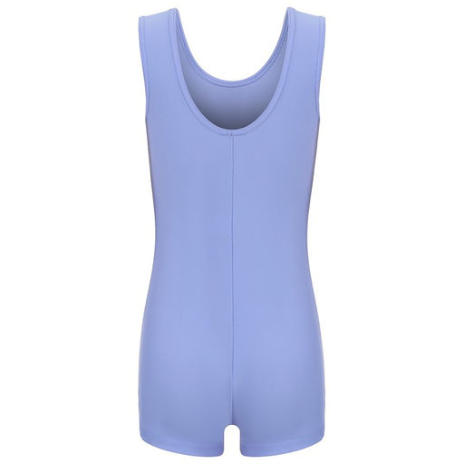 Купальник гимнастический Grace Dance, с шортами, без рукавов, р. 32, цвет сирень  фото 10