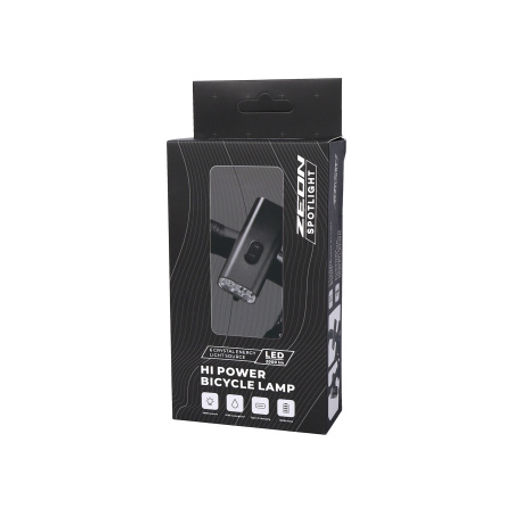 Фонарь передний ZEON SPOTLIGHT корпус: AVIA CNC Aluminium; свет: 2000 lm; аккумулятор/powerbank 10.000 mAh; Type-C, влагозащита IPX-6. /уп 20/ - Галеонтрейд фото 5